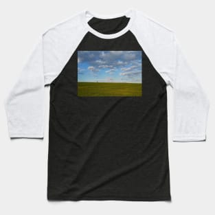 walking a green wheat field Baseball T-Shirt